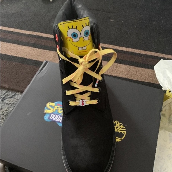 spongebob timberlands